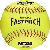 Rawlings 12" NCAA Recreational Fastpitch Softball - 6 Pack Softball Softballs All