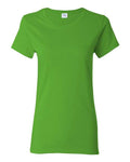 Gildan Ladies Heavy Cotton 100% Cotton T-Shirt. 5000L
