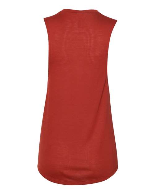 BELLA + CANVAS Women's Flowy Scoop Muscle Tank Top BC8803