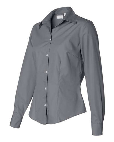 Van Heusen Women's Silky Poplin Shirt