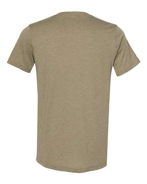 BELLA + CANVAS  Men's Triblend Short Sleeve V-Neck Tee. BC3415