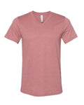 BELLA + CANVAS Men's Heather CVC V-Neck Tee 1 of 2
