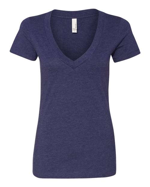 Next Level Women's Deep V-Neck T-Shirt