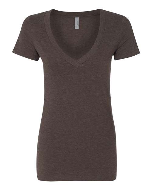 Next Level Women's Deep V-Neck T-Shirt