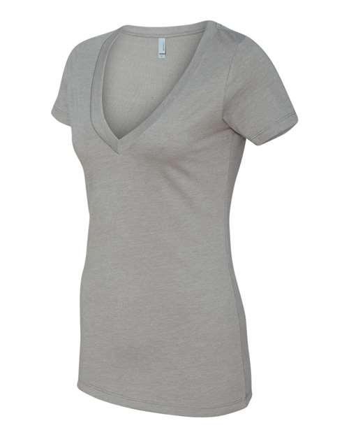 Next Level Women's Deep V-Neck T-Shirt