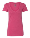 Next Level Women's Deep V-Neck T-Shirt