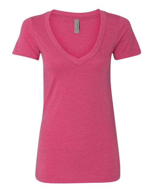 Next Level Women's Deep V-Neck T-Shirt