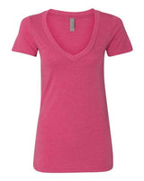 Next Level Women's Deep V-Neck T-Shirt