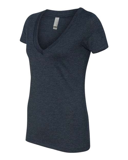 Next Level Women's Deep V-Neck T-Shirt