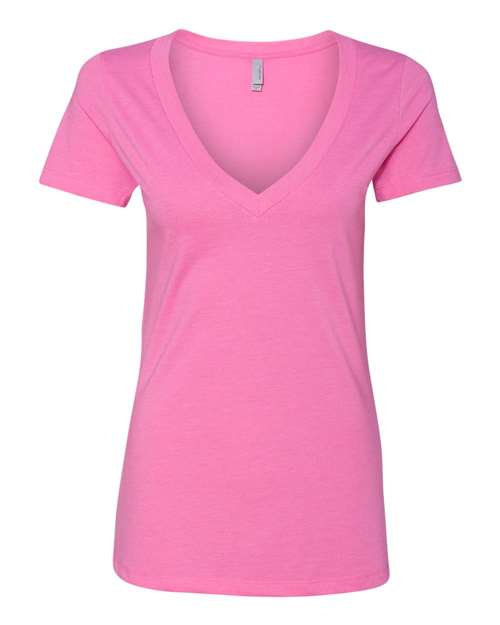 Next Level Women's Deep V-Neck T-Shirt