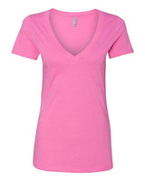 Next Level Women's Deep V-Neck T-Shirt