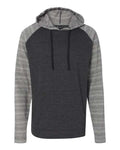 Burnside Men's Yarn-Dyed Hooded Raglan T-Shirt Burnside