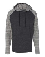 Burnside Men's Yarn-Dyed Hooded Raglan T-Shirt Burnside