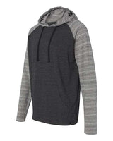 Burnside Men's Yarn-Dyed Hooded Raglan T-Shirt Burnside