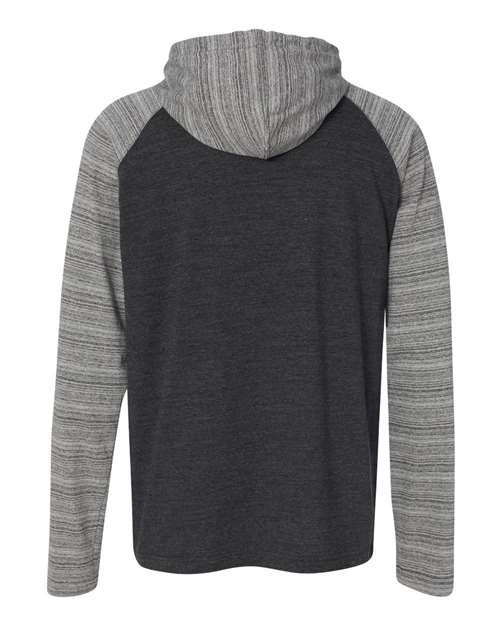 Burnside Men's Yarn-Dyed Hooded Raglan T-Shirt Burnside