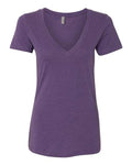 Next Level Women's Deep V-Neck T-Shirt