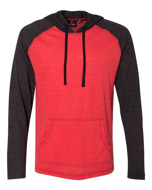 Burnside Men's Yarn-Dyed Hooded Raglan T-Shirt Burnside