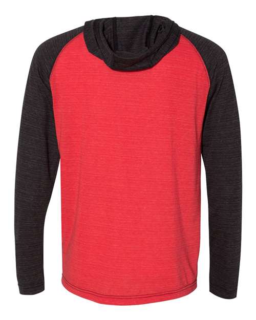 Burnside Men's Yarn-Dyed Hooded Raglan T-Shirt Burnside