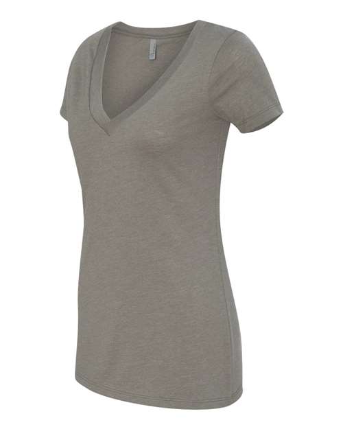 Next Level Women's Deep V-Neck T-Shirt