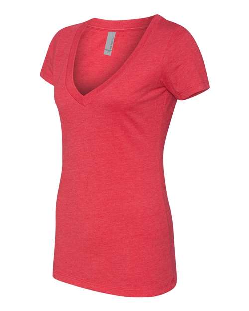 Next Level Women's Deep V-Neck T-Shirt