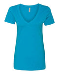 Next Level Women's Deep V-Neck T-Shirt