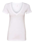 Next Level Women's Deep V-Neck T-Shirt