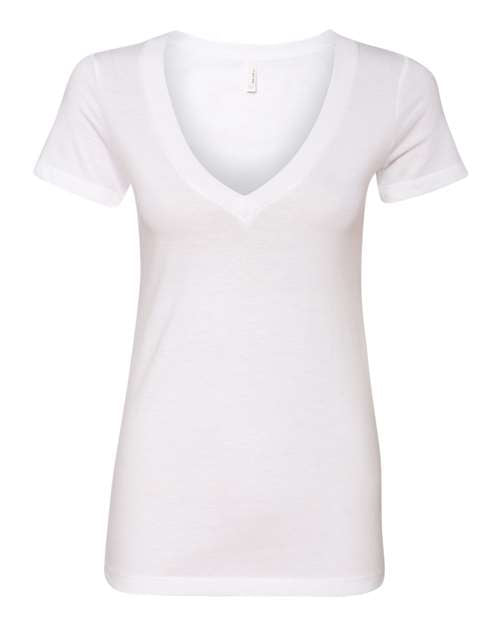 Next Level Women's Deep V-Neck T-Shirt
