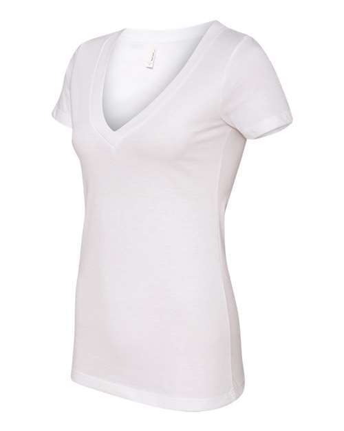 Next Level Women's Deep V-Neck T-Shirt