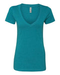 Next Level Women's Deep V-Neck T-Shirt