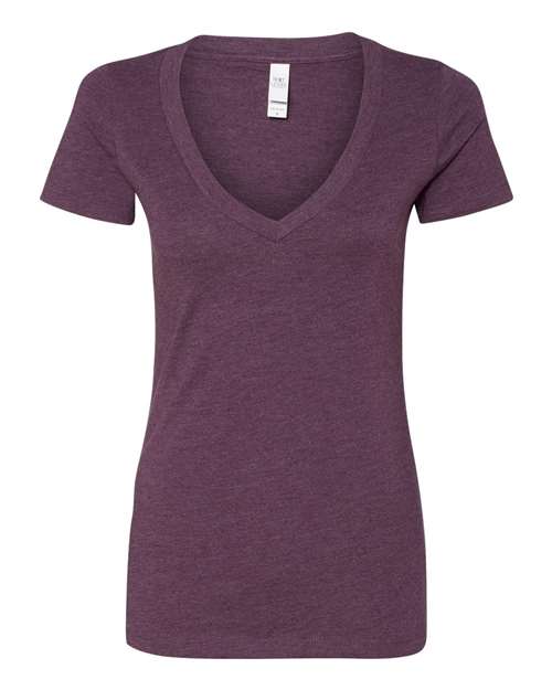 Next Level Women's Deep V-Neck T-Shirt