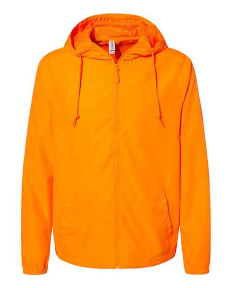 Independent Trading Co. Men's Lightweight Windbreaker Full-Zip Jacket Independent Trading Co.