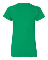 Gildan Women's Heavy Cotton 100% Cotton V-Neck T-Shirt 5V00L