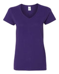 Gildan Women's Heavy Cotton 100% Cotton V-Neck T-Shirt 5V00L