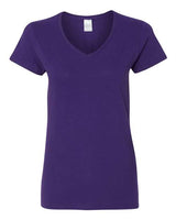 Gildan Women's Heavy Cotton 100% Cotton V-Neck T-Shirt 5V00L