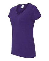 Gildan Women's Heavy Cotton 100% Cotton V-Neck T-Shirt 5V00L