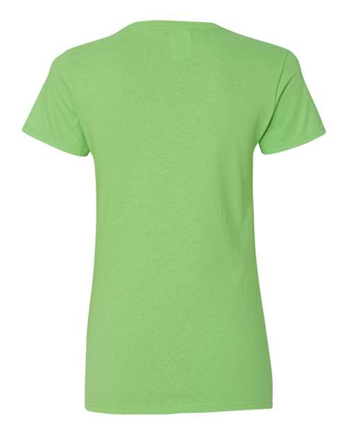 Gildan Women's Heavy Cotton 100% Cotton V-Neck T-Shirt 5V00L