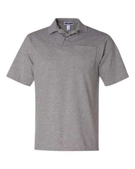 JERZEES Men's SpotShield™ 50/50 Polo with Pocket JERZEES