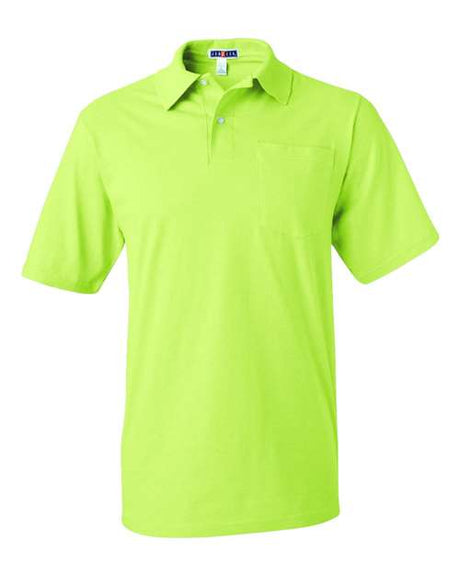 JERZEES Men's SpotShield™ 50/50 Polo with Pocket JERZEES