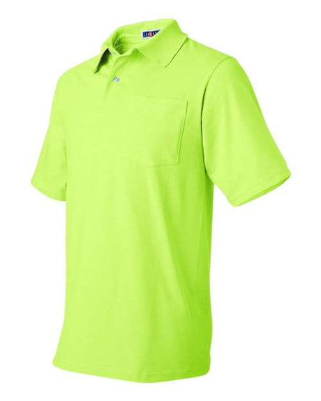 JERZEES Men's SpotShield™ 50/50 Polo with Pocket JERZEES