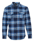 Burnside Men's Yarn-Dyed Long Sleeve Flannel Shirt