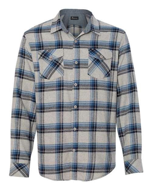 Burnside Men's Yarn-Dyed Long Sleeve Flannel Shirt