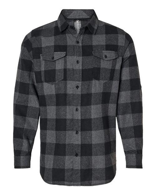 Burnside Men's Yarn-Dyed Long Sleeve Flannel Shirt