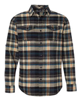 Burnside Men's Yarn-Dyed Long Sleeve Flannel Shirt