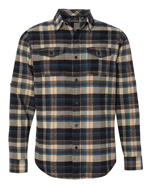 Burnside Men's Yarn-Dyed Long Sleeve Flannel Shirt