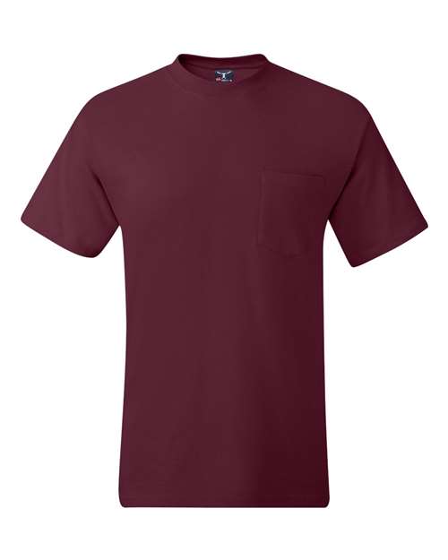 Hanes Men's Beefy 100% Cotton T-Shirt with Pocket Hanes