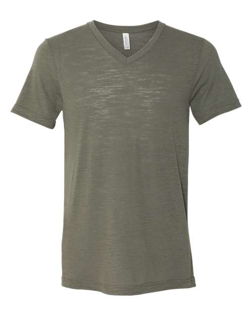BELLA + CANVAS Unisex Textured Jersey V-Neck Tee BELLA + CANVAS