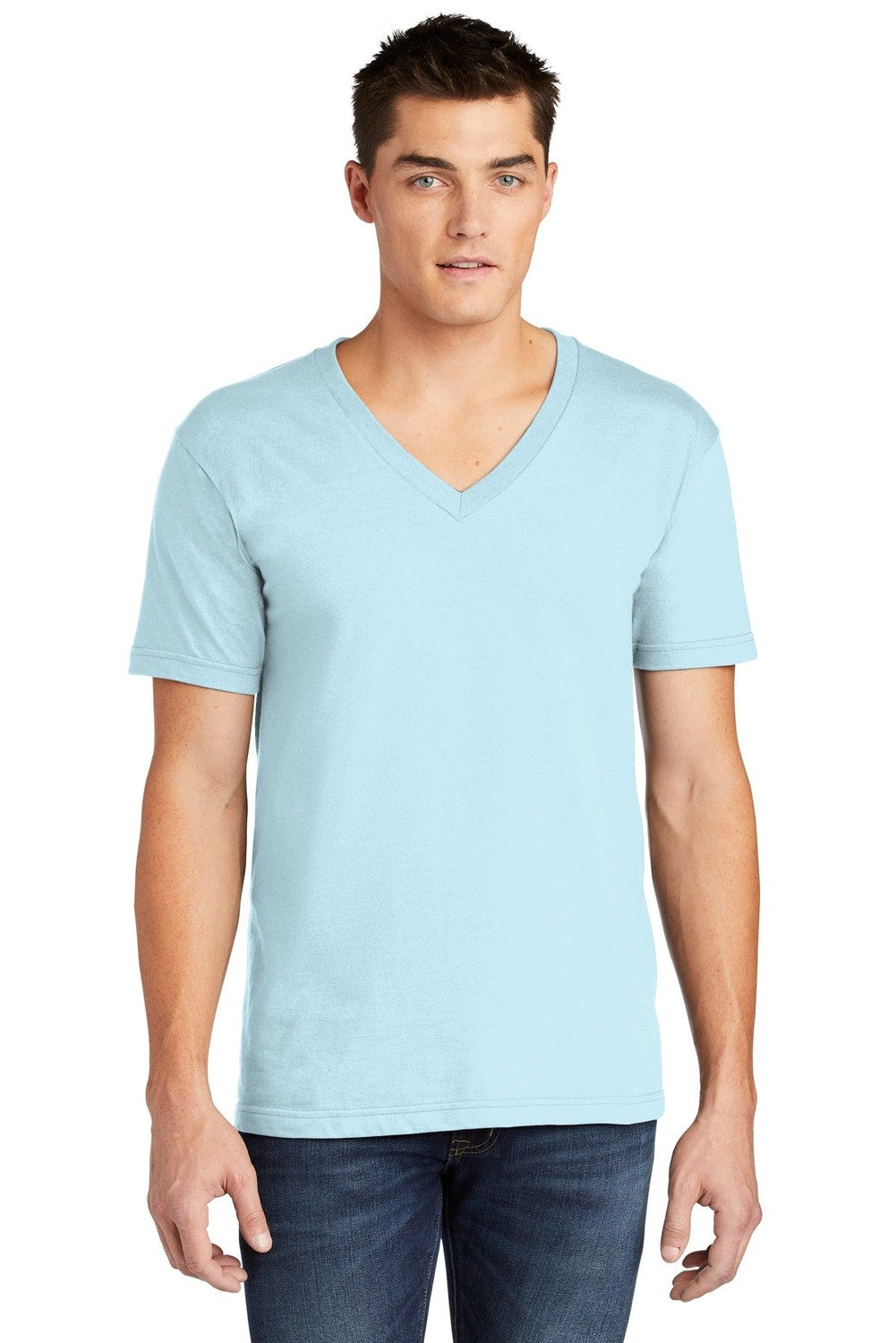 American Apparel Men's Fine Jersey V-Neck T-Shirt Mens Apparel Shirts & Tops