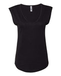 Next Level - Women's Festival Sleeveless Deep V-Neck T-Shirt Next Level