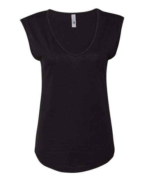 Next Level - Women's Festival Sleeveless Deep V-Neck T-Shirt Next Level