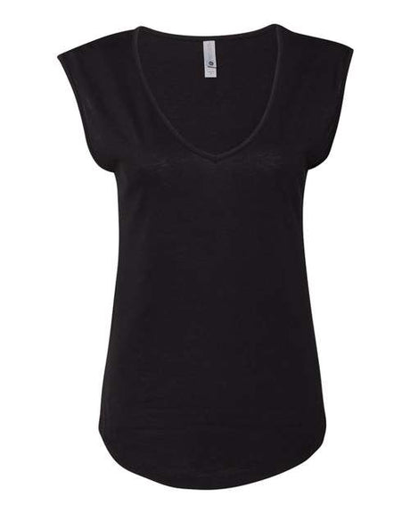 Next Level - Women's Festival Sleeveless Deep V-Neck T-Shirt Next Level